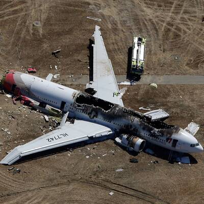 Horror-Crash mit Boeing 777