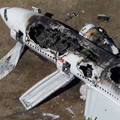 Horror-Crash mit Boeing 777