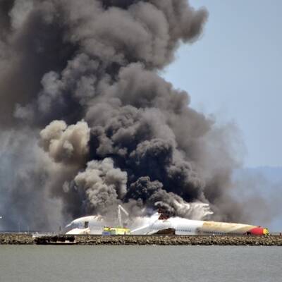 Horror-Crash mit Boeing 777