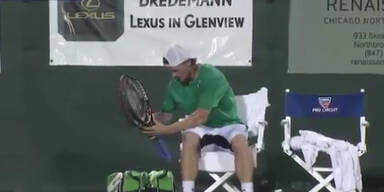 Bogomolov verlässt Court während Match