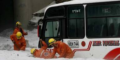Eissturm legt Kolumbiens Hauptstadt lahm