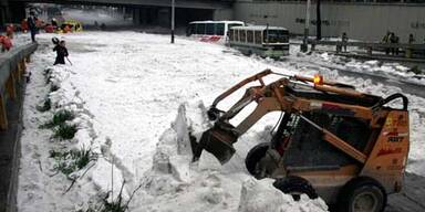 Eissturm legt Kolumbiens Hauptstadt lahm