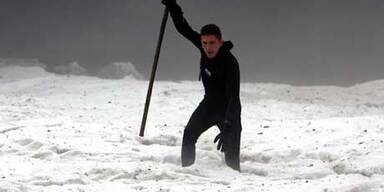 Eissturm legt Kolumbiens Hauptstadt lahm