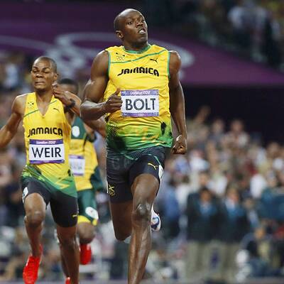 So holte Bolt Gold über 200 m
