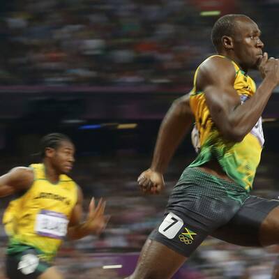So holte Bolt Gold über 200 m