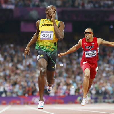 So holte Bolt Gold über 200 m