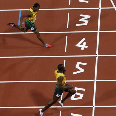 So holte Bolt Gold über 200 m