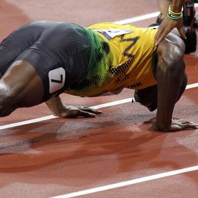 So holte Bolt Gold über 200 m