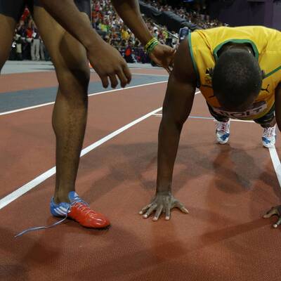 So holte Bolt Gold über 200 m