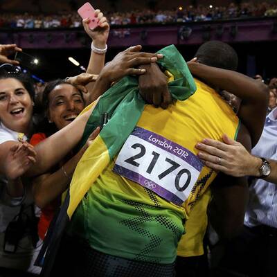 So holte Bolt Gold über 200 m