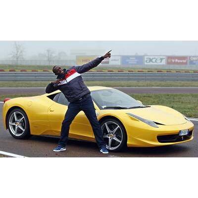 Bolt bei Ferrari