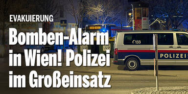 Bomben-Alarm in Wien! Polizei im Großeinsatz