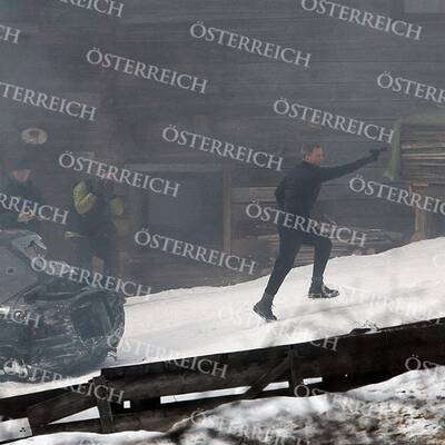 Spektakulärer Bond-Dreh in Obertilliach