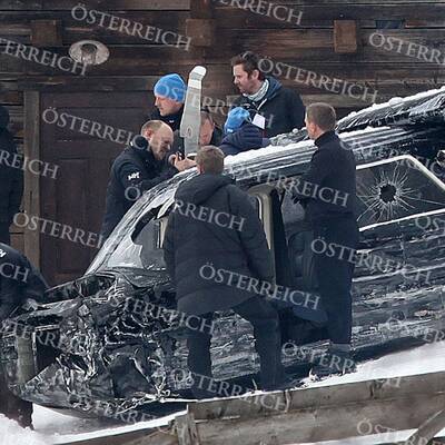 Spektakulärer Bond-Dreh in Obertilliach