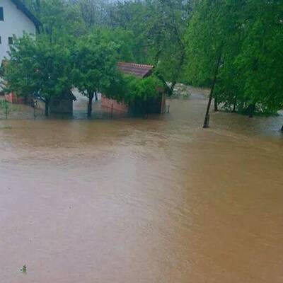 Enorme Regenmengen in Bosnien