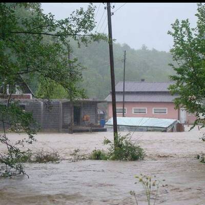 Enorme Regenmengen in Bosnien