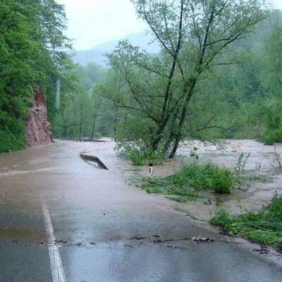 Enorme Regenmengen in Bosnien