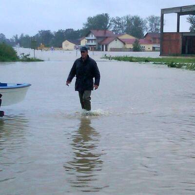 Enorme Regenmengen in Bosnien