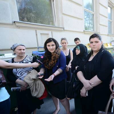 Demo für Boston-Bomber in Wien 