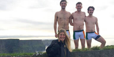 Netz lacht &uuml;ber 'Photobomb' von Tennis-Beauty