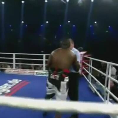 Boxer schickt Wiener Ringrichter auf die Bretter