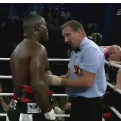 Boxer schickt Wiener Ringrichter auf die Bretter