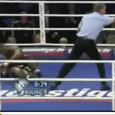 Boxer schickt Wiener Ringrichter auf die Bretter