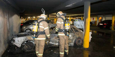 Mysteriöser Auto-Brand in Tiefgarage 
