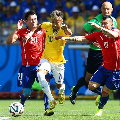 Bilder zu Brasilien gegen Chile