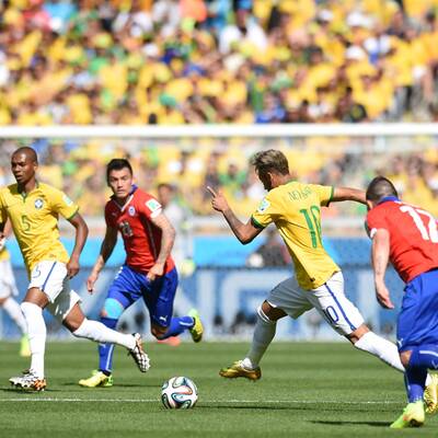 Bilder zu Brasilien gegen Chile