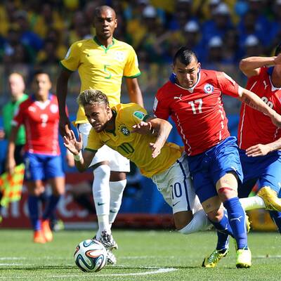 Bilder zu Brasilien gegen Chile