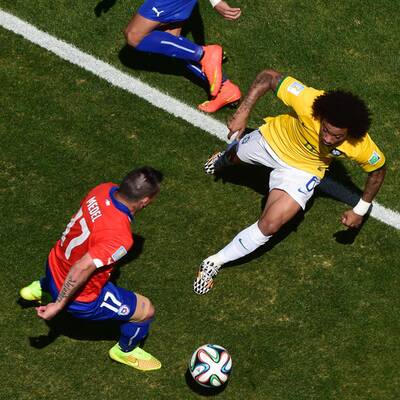 Bilder zu Brasilien gegen Chile