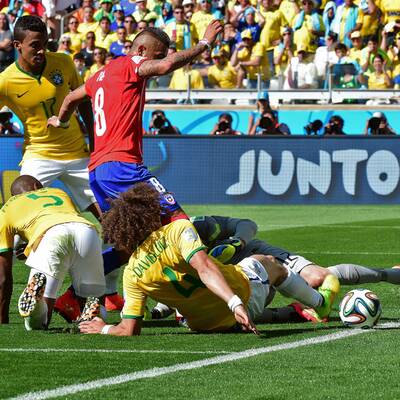Bilder zu Brasilien gegen Chile