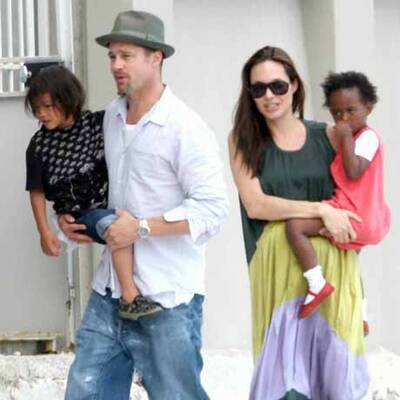 Ein Tag am Meer mit Brangelina & The Edge