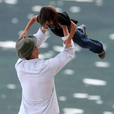 Ein Tag am Meer mit Brangelina & The Edge