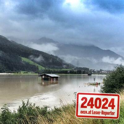 Hochwasser in Brixen im Thale 