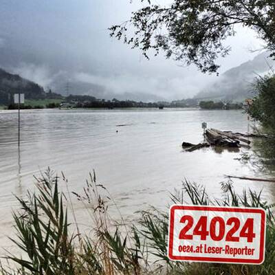 Hochwasser in Brixen im Thale 