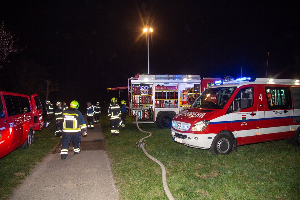 Feuerwehreinsatz wegen Waldbrand bei Mödling