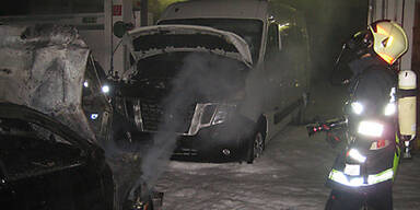 Brand in Autohaus in Gunskirchen