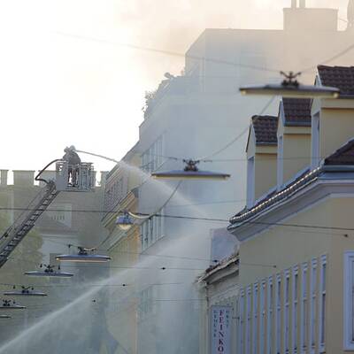 Brand in Wien