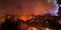 Bauernhof wurde zum Raub der Flammen