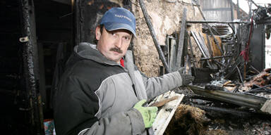 Baby aus brennendem Haus gerettet