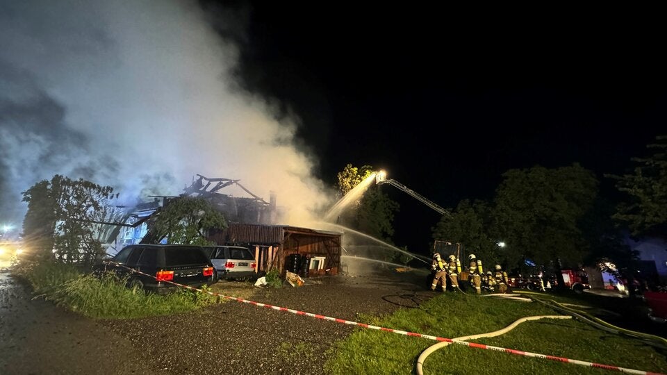 Großbrand in Salzburg