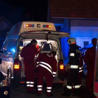 Hausbrand in OÖ: Sohn rettet Vater