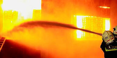 Großbrand bei Linz Textil