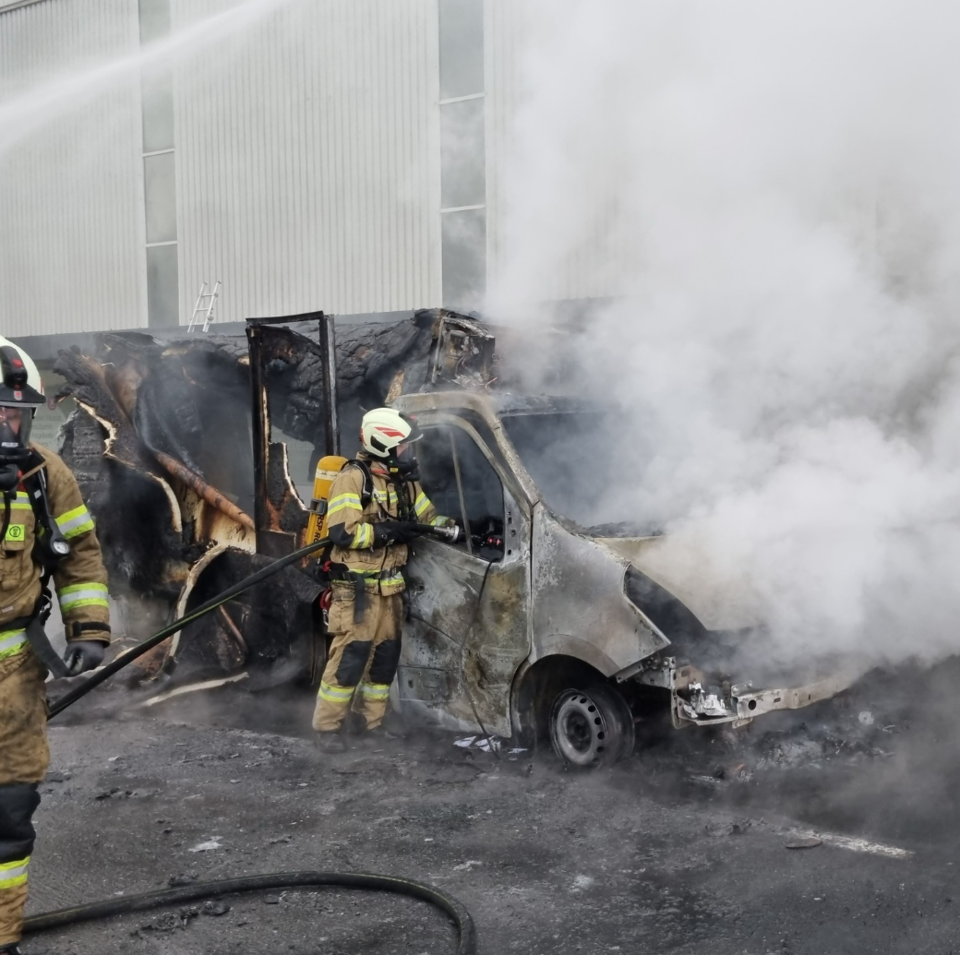Autobrand in Frastanz