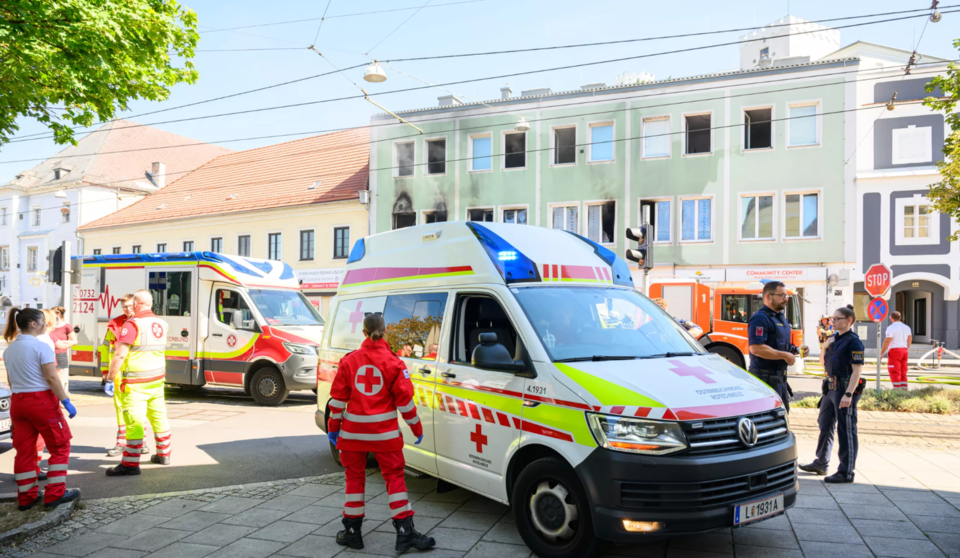 Brand in Sonnenstudio in Linz-Ebelsberg