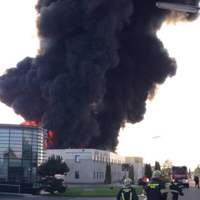 Großbrand bei Amstetten