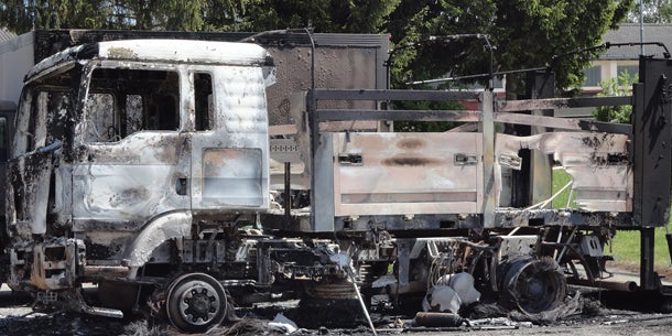 Brandanschlag auf Kaserne Hörsching