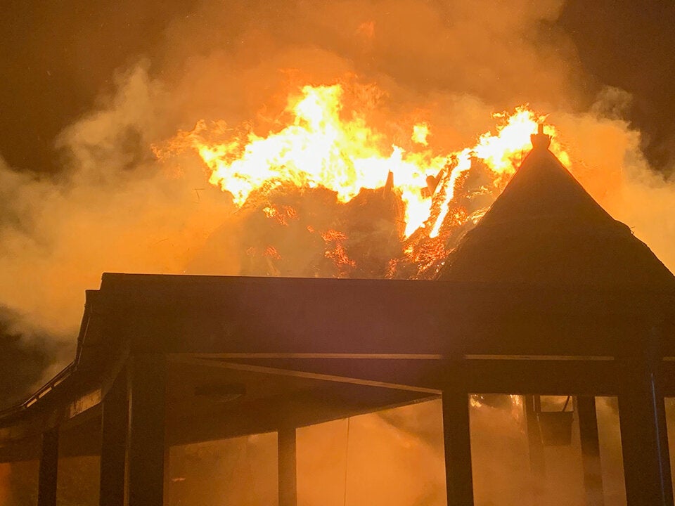 Elektrischer Ofen als Auslöser für Großbrand im Burgenland